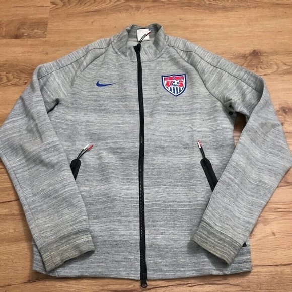 Nike Jackets & Coats Nike Usmnt Team Usa Soccer Tech Fleece Track Jacket Mens Size Small